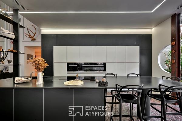 Loft napoléonien avec terrasse et bassin sur les toits