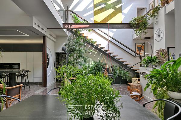 Loft napoléonien avec terrasse et bassin sur les toits