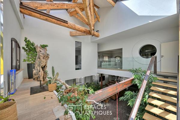 Loft napoléonien avec terrasse et bassin sur les toits