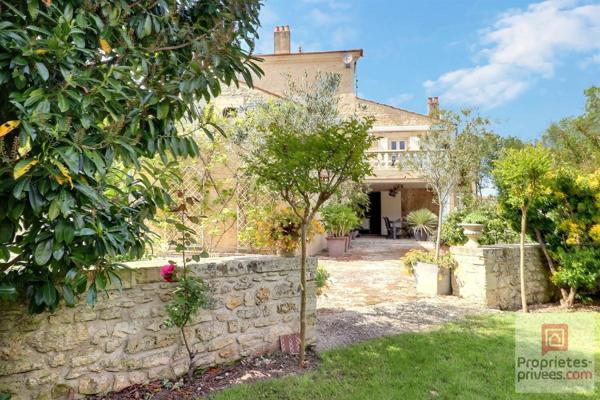 Maison de maître de 1874 - Parc arboré, piscine et dépendances