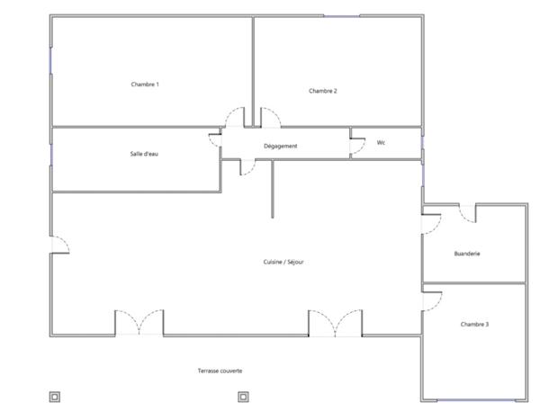 SAUBION - 40230 - MAISON DE PLAIN PIED - 4 PIECES - MODERNE - CALME - QUARTIER RESIDENTIEL - PISTE CYCLABLE