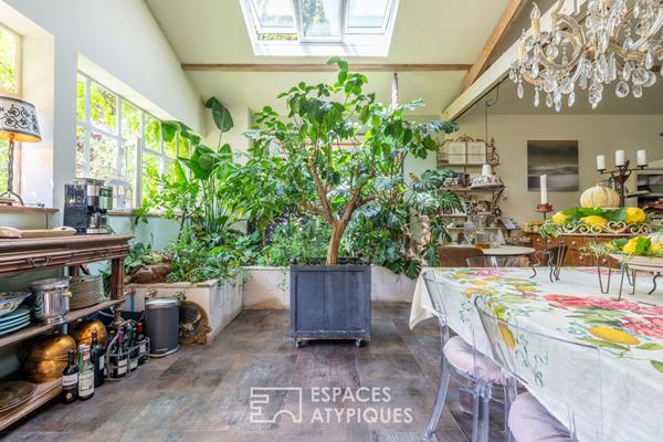 Maison de caractère avec jardin et dépendance esprit loft