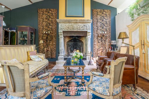 Maison de caractère avec jardin et dépendance esprit loft