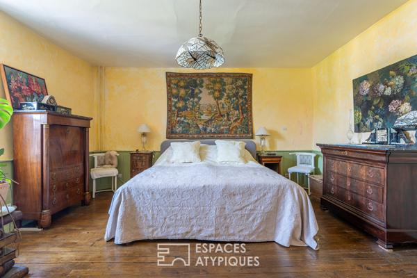 Maison de caractère avec jardin et dépendance esprit loft