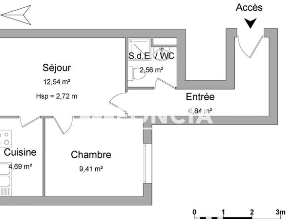 Location Appartement 2 pièces 36.04 m² - LE LOGIS Nantes 44000