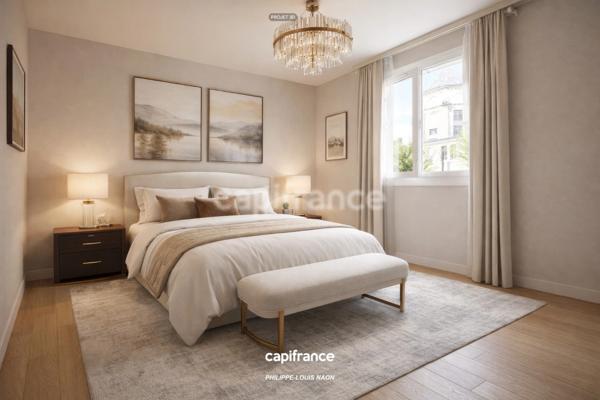 CROIX DE PIERRE - TROIS PIÈCES A RAFFRAICHIR AVEC TERRASSES ET GARAGE