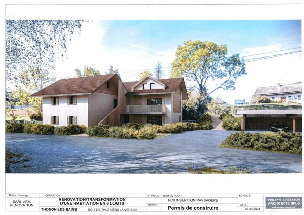 Bâtisse de 240 m2- Projet à terminer   Grosse opportunité de