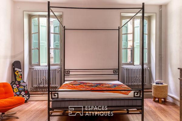 Maison de ville de charme avec garage et combles d’exception