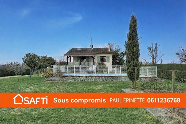 Maison 4 pièces 102m2 avec piscine et annexe