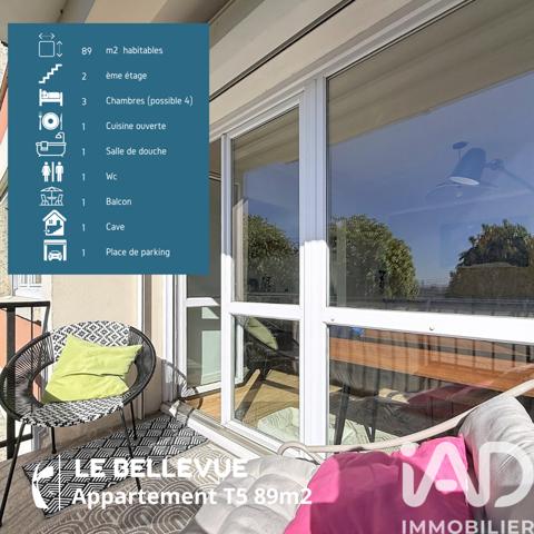 Appartement à vendre 5 pièces 89 m² Rouen