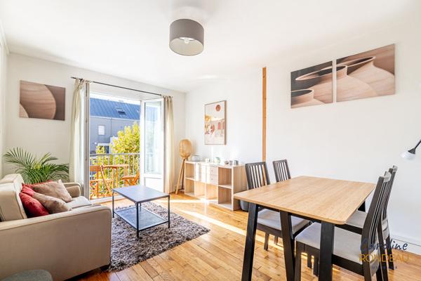 A vendre Nantes St Félix Tortière T2 balcon, ascenseur, cave et parking