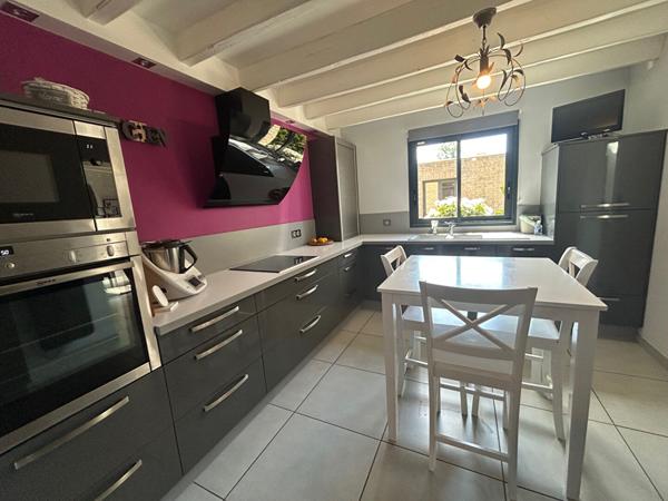 Fréthun maison type longère semi plain pied, garage, jardin 