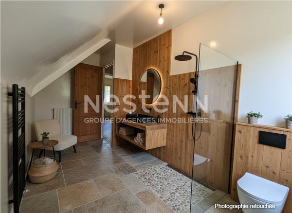 Maison à Questembert - Terrain de 3,2 ha sans vis-à-vis - 98 m² - 3 chambres