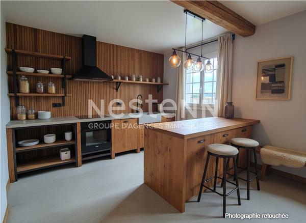 Maison à Questembert - Terrain de 3,2 ha sans vis-à-vis - 98 m² - 3 chambres