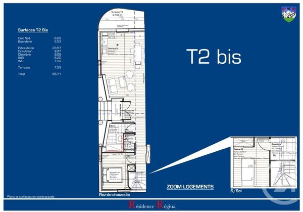 Appartement F2 à vendre  2 pièces - 61,60 m2 CAUTERETS - 65