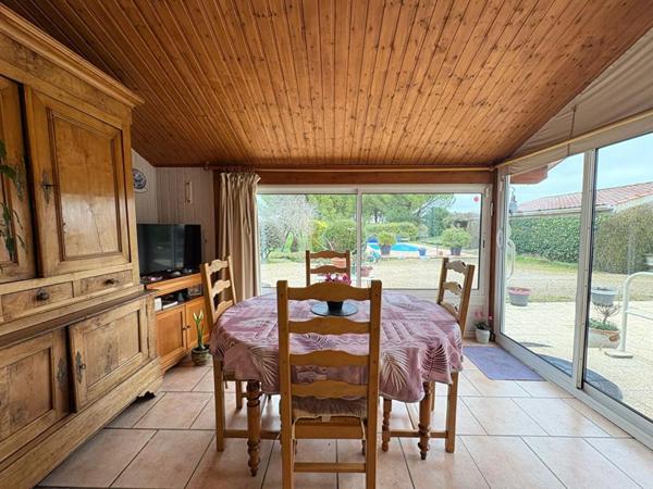 Maison plain -pied Saint Fort Sur Le Ne 130m² AVEC PISCINE GARAGE
