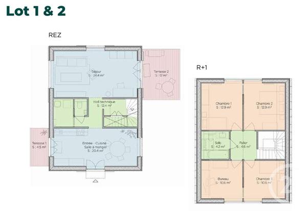 Maison à vendre  5 pièces - 103 m2 CUCQ - 62