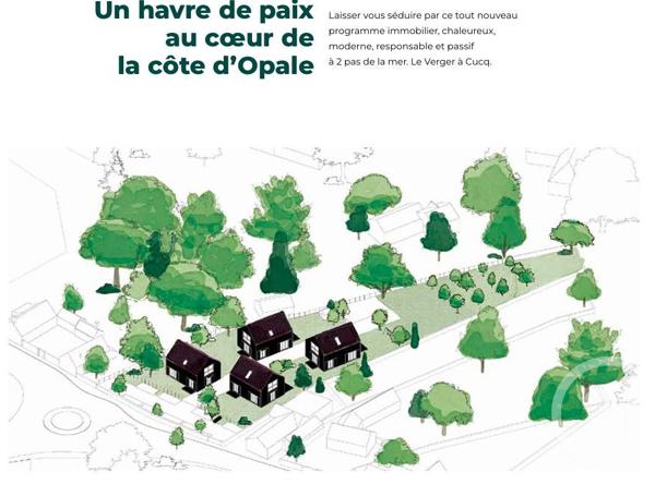 Maison à vendre  5 pièces - 103 m2 CUCQ - 62