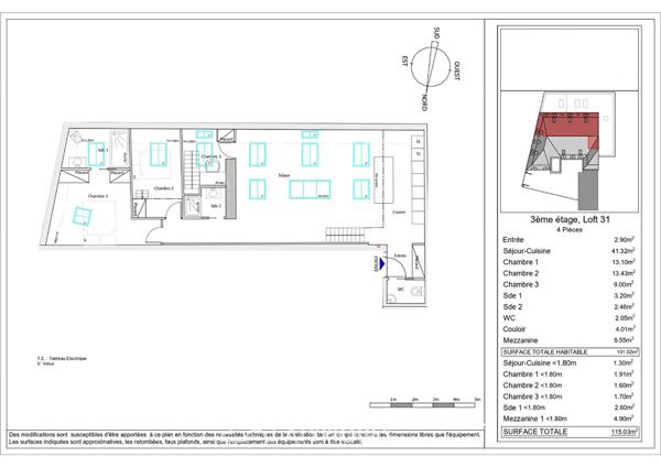 Combles à finir d’aménager en coeur de ville
