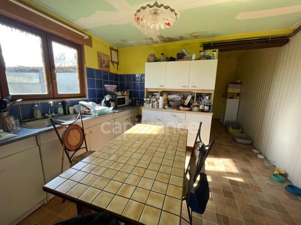 Maison à vendre PLAIN PIED 4 pièces proche de CHAUNY (02)
