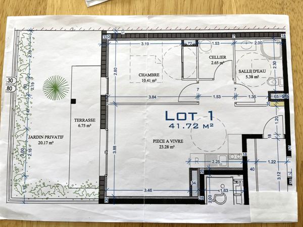 Appartement 2 pièces - 42 m²