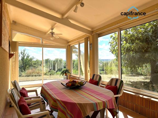 Bessières Centre, Villa T4-T5 de 1982, 130 m², véranda de 24 m², garage de 60 m²