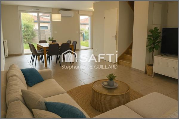 Maison T4 de 83 m2 mitoyenne à Mondonville