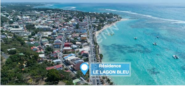 A VENDRE GRAND T4 DUPLEX NEUF À SAINTE ANNE, PLEINE VUE MER 180°