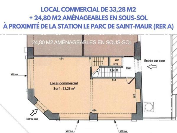Vente murs / Local Commercial