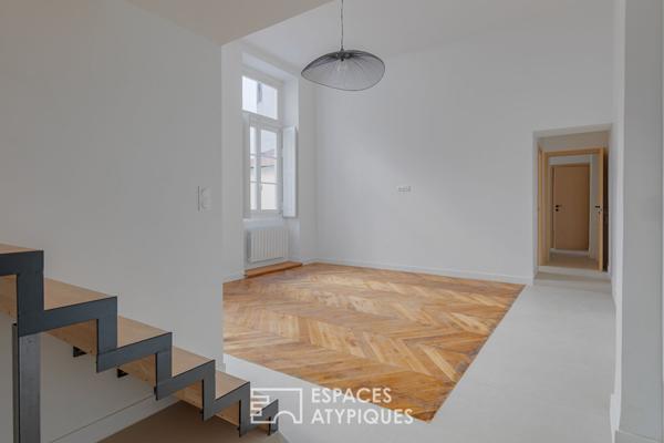 Appartement à la rénovation contemporaine quartier Ainay
