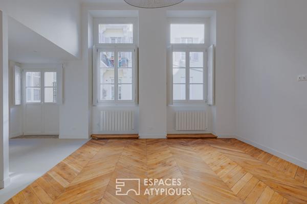 Appartement à la rénovation contemporaine quartier Ainay