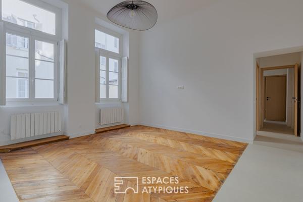 Appartement à la rénovation contemporaine quartier Ainay