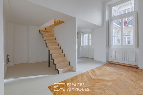 Appartement à la rénovation contemporaine quartier Ainay