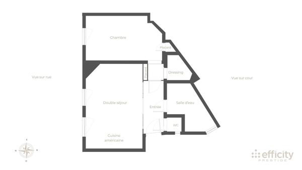 Appartement
         2 pièces
        - 41 m² 288 500 € *