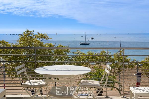 Appartement duplex avec balcon et vue mer panoramique