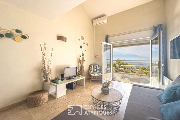 Appartement duplex avec balcon et vue mer panoramique