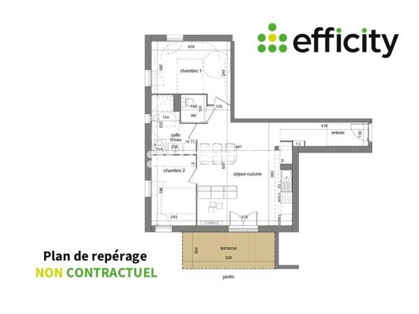 Appartement 3 pièces - 65 m²
