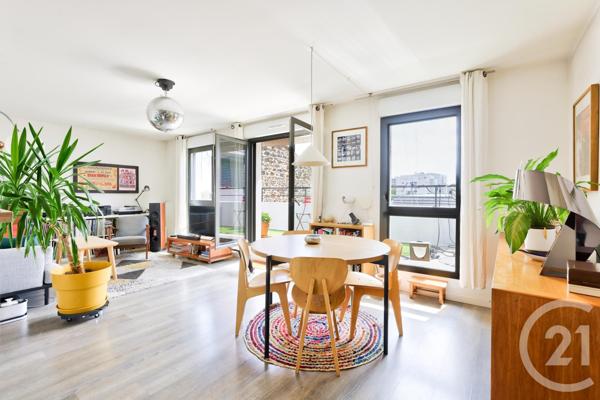 Appartement F4 à vendre  4 pièces - 77 m2 PARIS - 75019