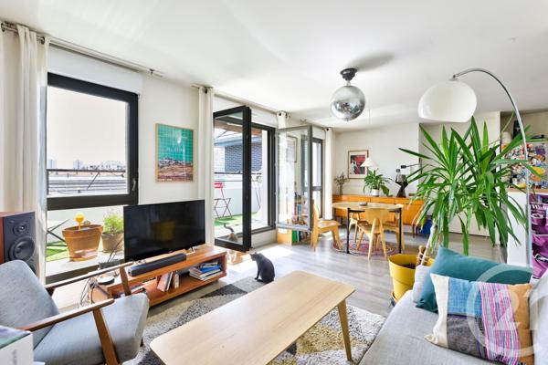 Appartement F4 à vendre  4 pièces - 77 m2 PARIS - 75019