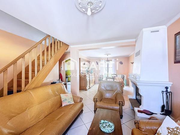 Maison individuelle de 92 m2 en impasse, 3 grandes chambres, garage sous vide sanitaire