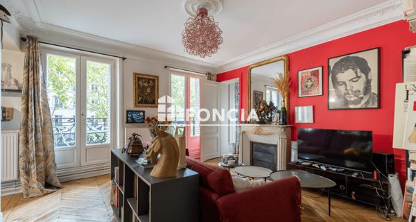 À vendre Appartement 4 pièces 71.63 m² - Paris 75018
