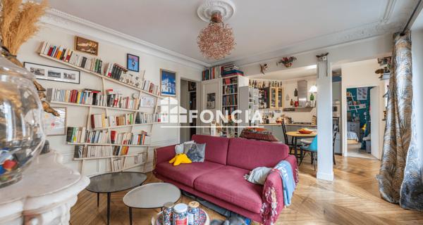À vendre Appartement 4 pièces 71.63 m² - Paris 75018