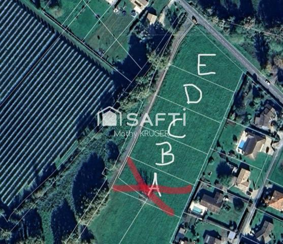 Terrain viabilisé au calme, projet sur mesure