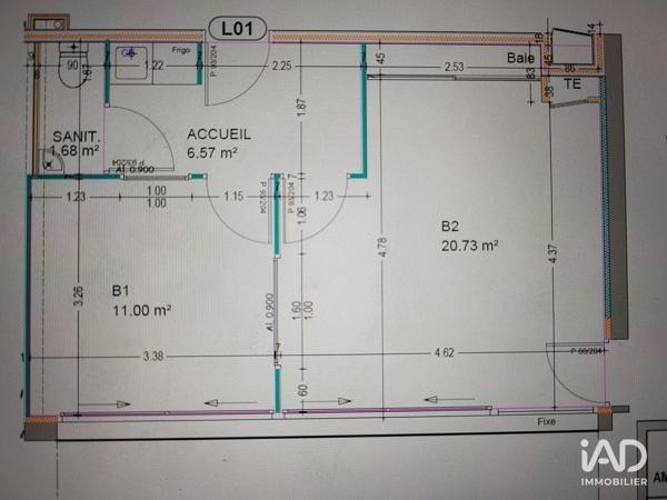 Location bureaux 39 m² Manosque