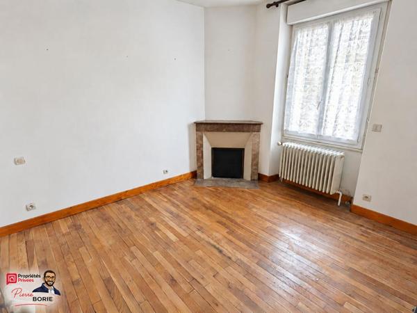 CHÂTEAUROUX - Maison 68 m² -  2 chambres et un bureau - Vie de plain-pied possible - Cour - Grande cave