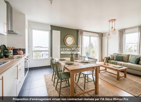 Appartement 3 pièces – 63 m² environ à Betton (ref : 41343)