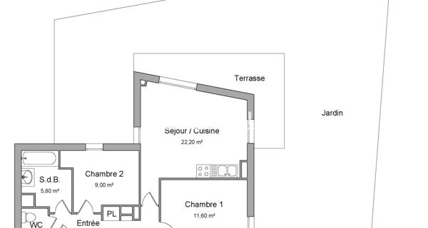 Location Appartement 3 pièces 57.4 m² - Cergy 95800
