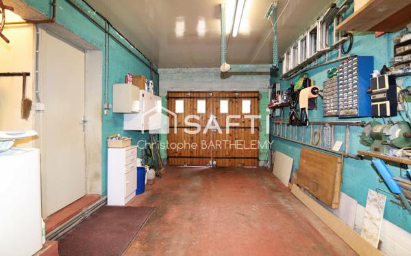 Maison de 77m2, 3 chambres, de plain-pied avec garage et véranda