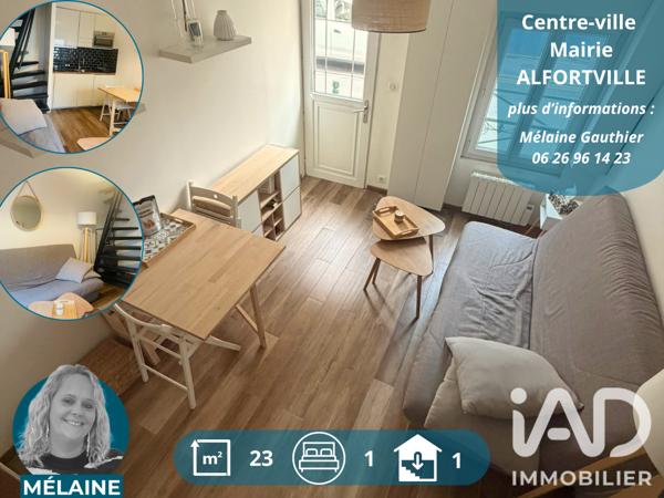 Appartement à vendre 2 pièces 23 m² Alfortville