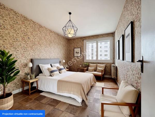 Nantes Procé-Monselet / Appartement 3 pièce(s) 70 m2 / balcon / parking / cave/ DPE en C